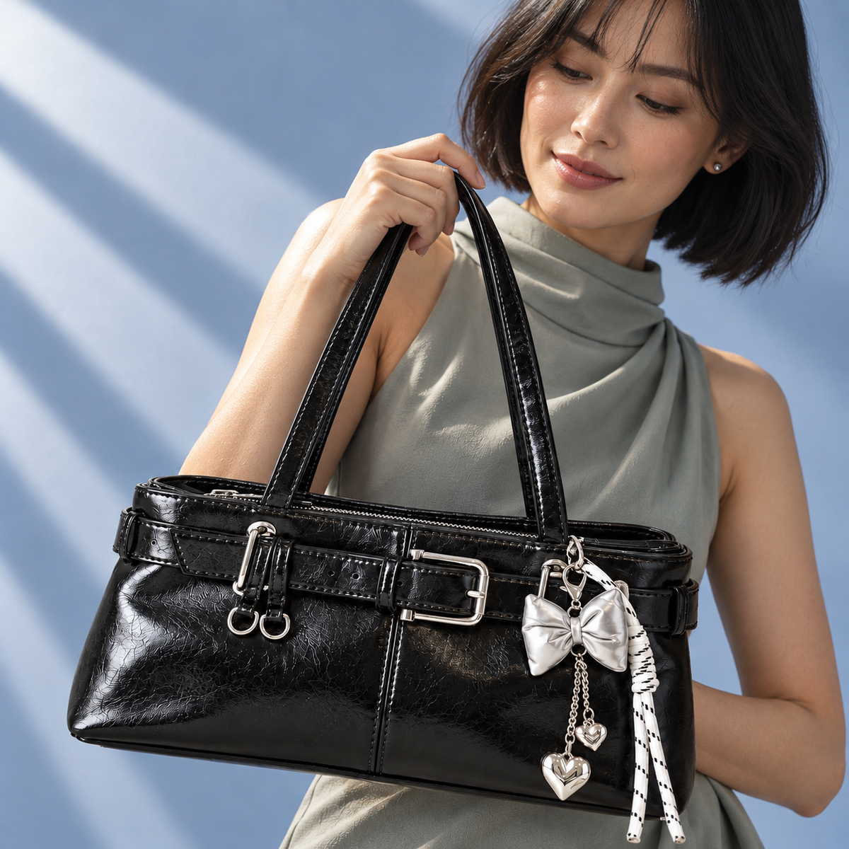 Structured Shoulder Bag