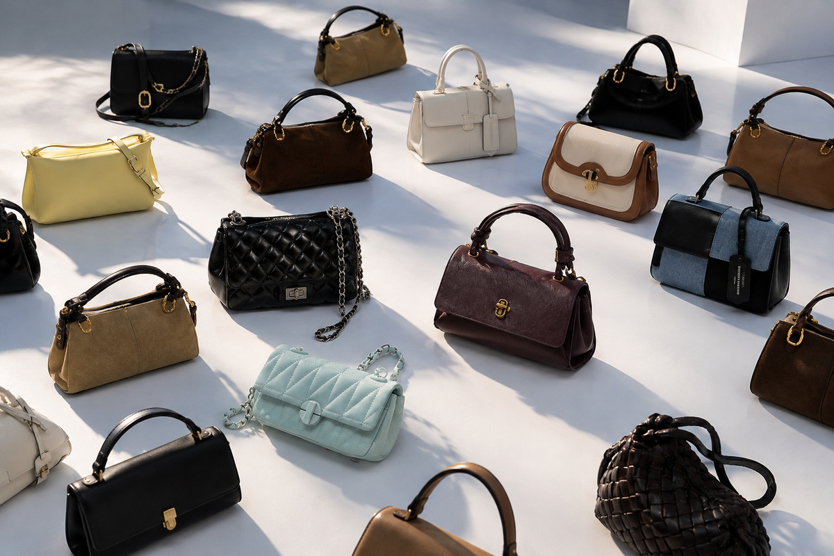 THE BAG MAKES THE LOOK.